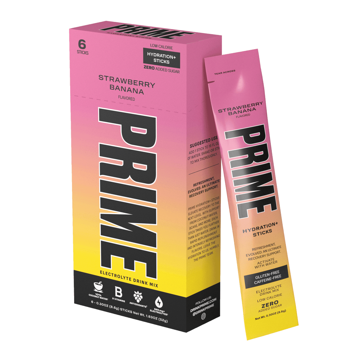 PRIME HYDRATION+ STICKS (3-Pack Minimum)