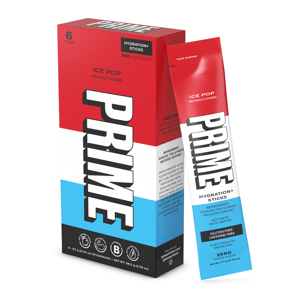 PRIME HYDRATION+ STICKS (3-Pack Minimum)