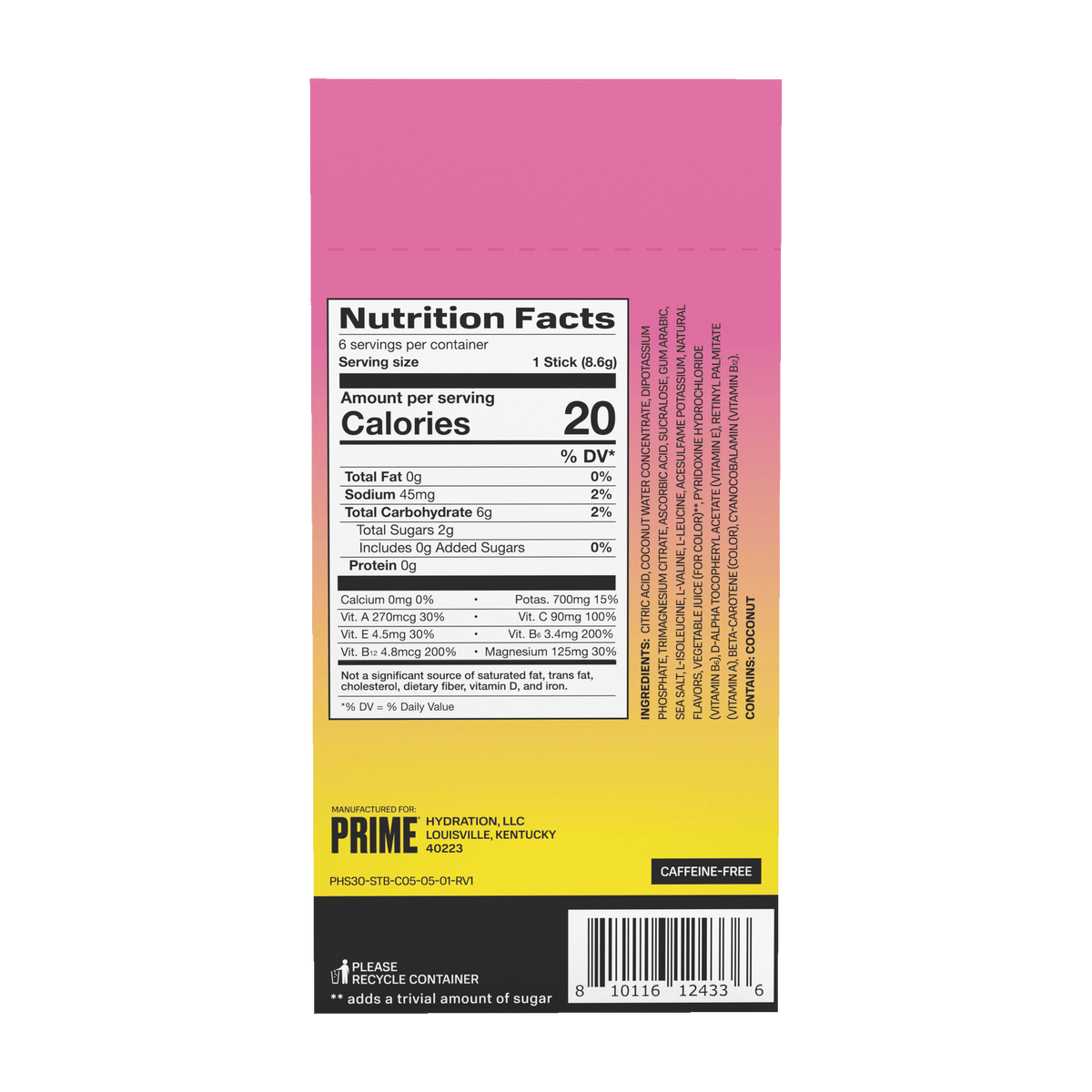 PRIME HYDRATION+ STICKS (3-Pack Minimum)