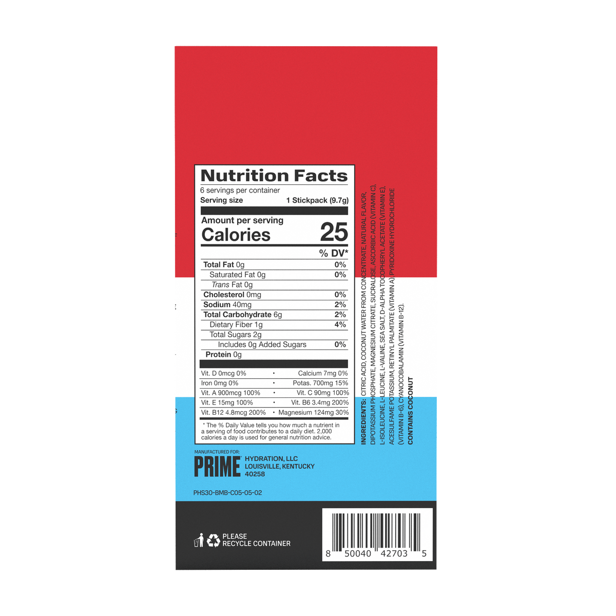 PRIME HYDRATION+ STICKS (3-Pack Minimum)