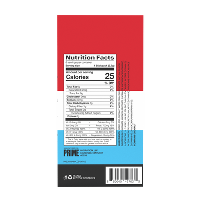 PRIME HYDRATION+ STICKS (3-Pack Minimum)